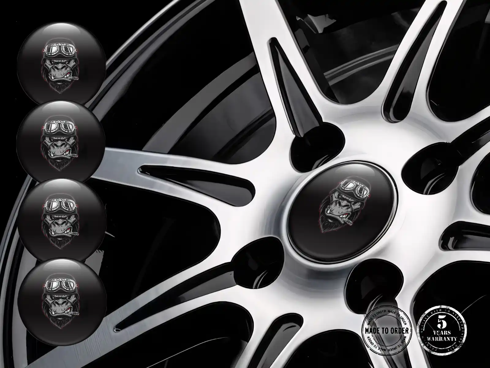 Custom Dome Stickers Edition Racing Emblems